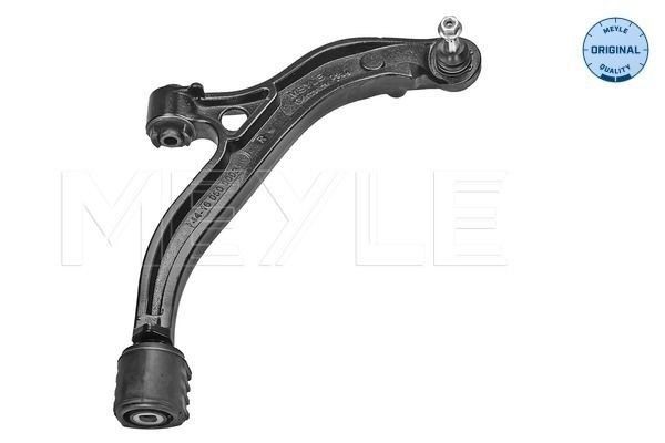 MEYLE 44-16 050 0008: Brat, suspensie roata Axa fata dreapta, otel turnat, cu articulatie de sarcina/ghidare, cu bucsa de cauciuc, ORIGINAL Quality