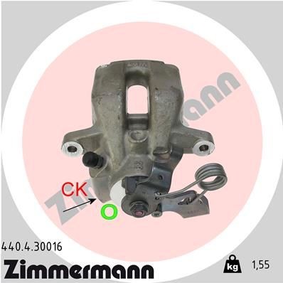 ZIMMERMANN 440.4.30016: Pidurisadul Tagasild paremal, ilma kinnituseta