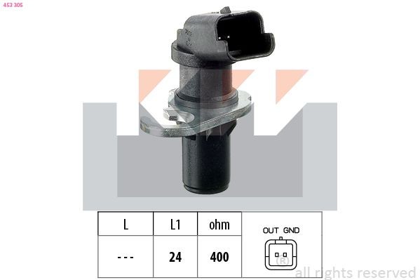 KW 453 305: Andur, väntvõll Made in Italy - OE Equivalent