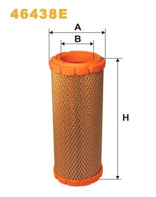 WIX FILTERS 46438E: Õhufilter