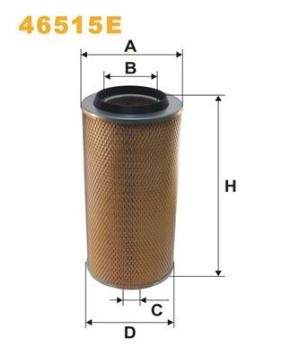 WIX FILTERS 46515E: Oro filtras