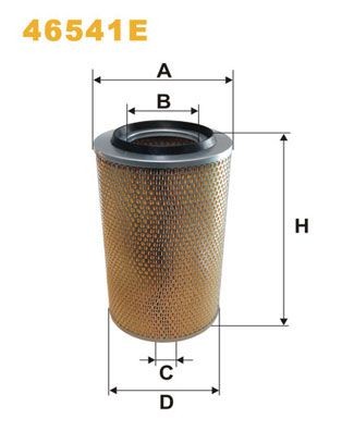 WIX FILTERS 46541E: Õhufilter