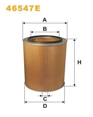 WIX FILTERS 46547E: Õhufilter