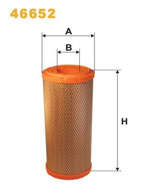 WIX FILTERS 46652: Õhufilter