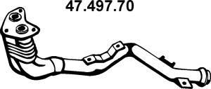 EBERSPÄCHER 47.497.70: Voorpijp