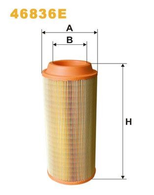WIX FILTERS 46836E: Õhufilter