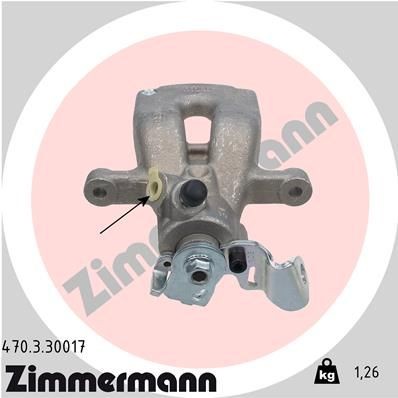 ZIMMERMANN 470.3.30017: Pidurisadul Tagasild vasakul, ilma kinnituseta