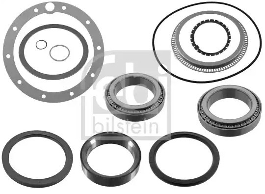 FEBI BILSTEIN 47788: Set rulment roata Axa spate stanga, Axa spate dreapta, cu material de atașare/fixare