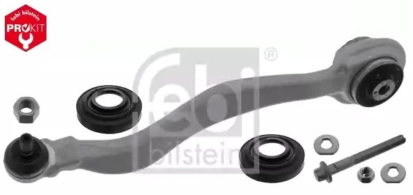 FEBI BILSTEIN 47920: Bras de suspension Essieu avant gauche, inférieur, avant, Aluminium, avec matériel de montage/fixation, avec rotule de suspension, BMTS Turbo NEUF