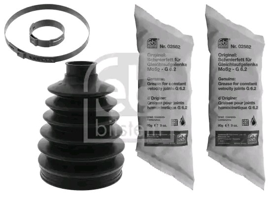FEBI BILSTEIN 49877: Ansamblu burduf, articulatie planetara punte fata, spre roata, Thermoplast