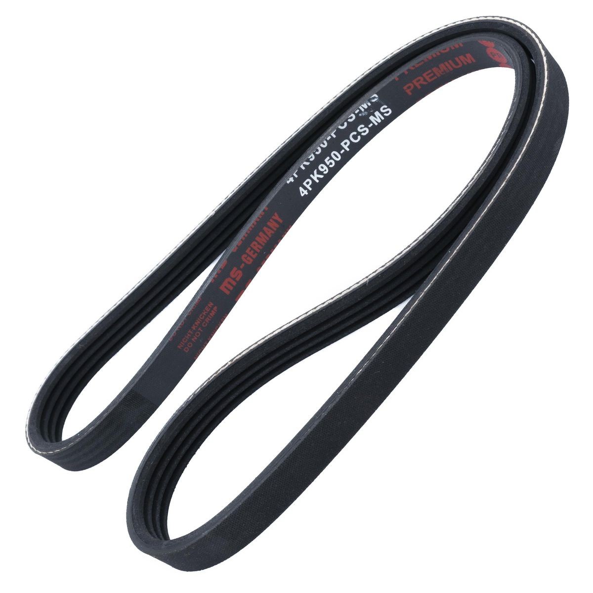 MASTER-SPORT 4PK950-PCS-MS: Multireim 950mm, Ribbeantall: 4