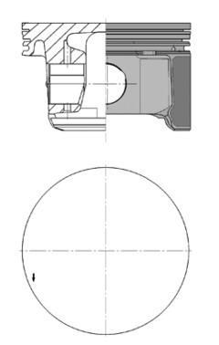 KOLBENSCHMIDT 50005326: Veepump koos peatalaga, koos tihendiga