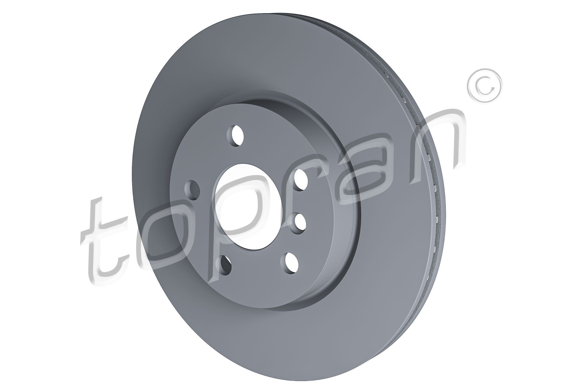 TOPRAN 503 019: Piduriketas COATED Esisild, Ø: 294mm, sisemine õhutus, Ø: 294mm, kaetud