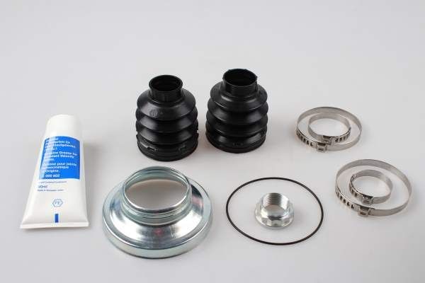 AUTEX 504365: Kaitsekummikomplekt, veovõll rattapool, kastipoolselt, Termoplast, koos mütsiga