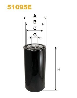 WIX FILTERS 51095E: Oljefilter