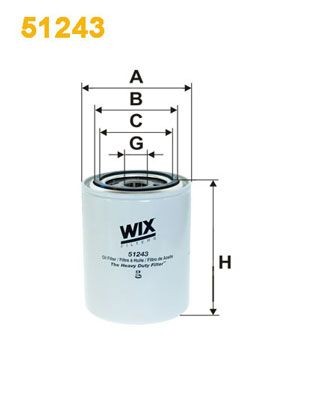 WIX FILTERS 51243: Õlifilter
