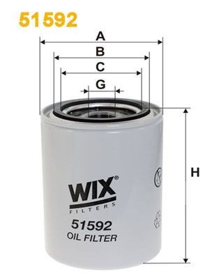 WIX FILTERS 51592: Õlifilter