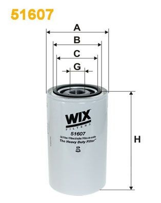 WIX FILTERS 51607: Olajszűrő