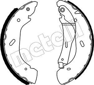METELLI 53-0134: Piduriklotside komplekt