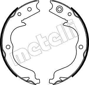 METELLI 53-0268: Set saboti frana, frana de mana
