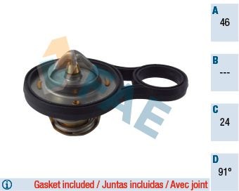 FAE 5303291: Termostat, lichid racire 91°C