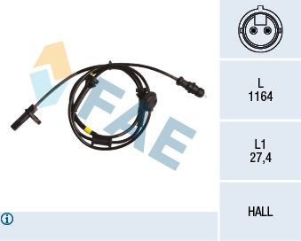 FAE 5305875: Termostat, lichid racire 75°C, cu garnituri