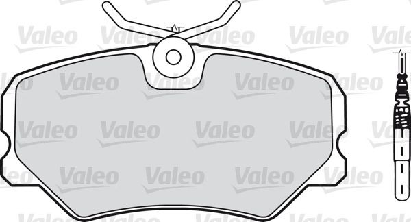 VALEO 540148: Piduriklotsid Esisild