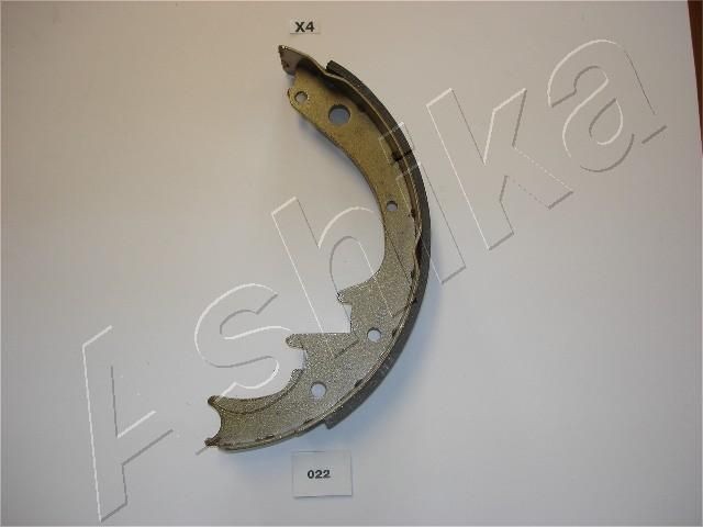 ASHIKA 55-00-022: Juego de zapatas de frenos Eje trasero, 254mm