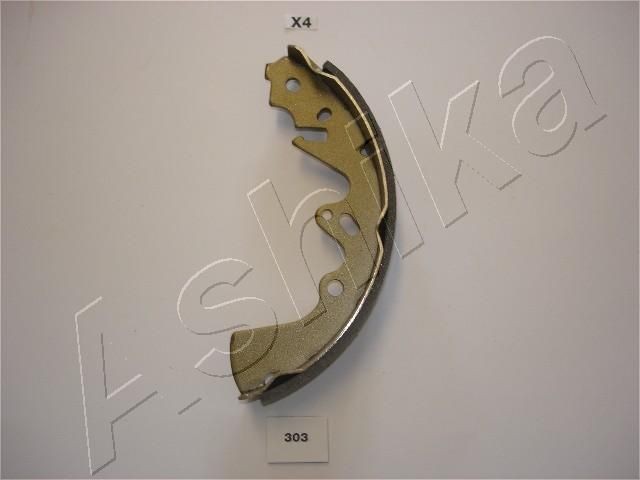 ASHIKA 55-03-303: Piduriklotside komplekt Tagasild, 225mm