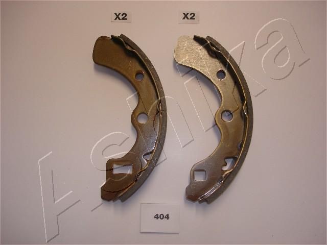 ASHIKA 55-04-404: Set saboti frana puntea spate, 180mm