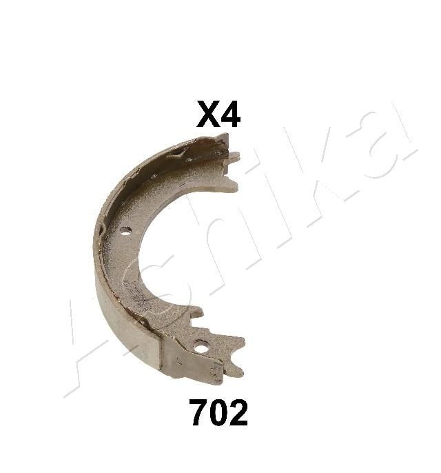 ASHIKA 55-07-702: Piduriklotside komplekt, seisupidur Tagasild, 206mm