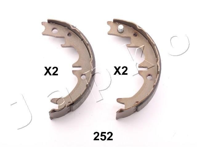 JAPKO 55252: Set saboti frana, frana de mana puntea spate, 170mm