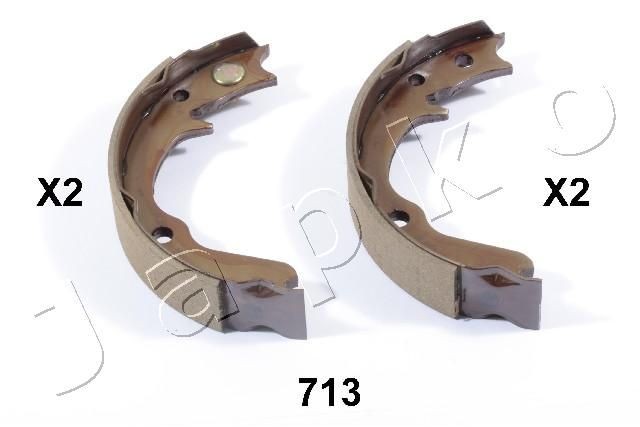 JAPKO 55713: Set saboti frana, frana de mana puntea spate, 170mm