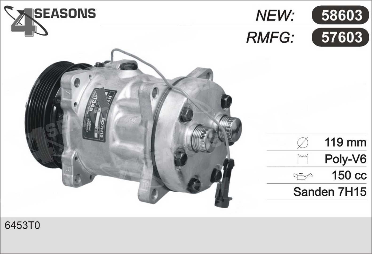 AHE 57603: Compresor AC