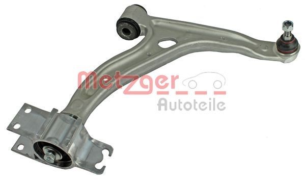 METZGER 58091512: Barra oscilante de suspensión de ruedas Eje delantero, derecha, con rótula de suspensión/carga, con apoyo de caucho, COMPETENCE KIT