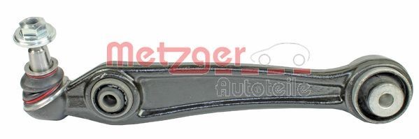 METZGER 58095901: Brat, suspensie roata Axa fata stanga, partea de jos, spate, cu articulatie de sarcina/ghidare, cu bucsa de cauciuc, COMPETENCE KIT