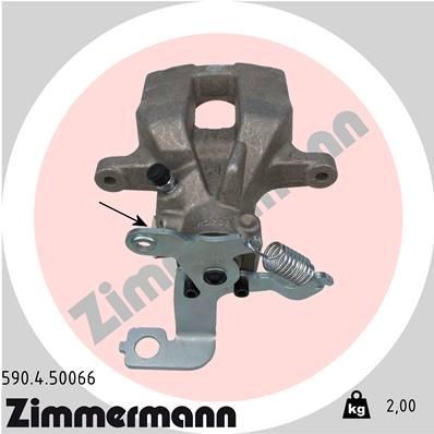 ZIMMERMANN 590.4.50066: Etrier de frână Axa spate dreapta, fara suport