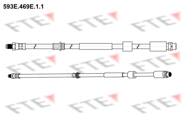 FTE 593E.469E.1.1: Pidurivoolik 203mm