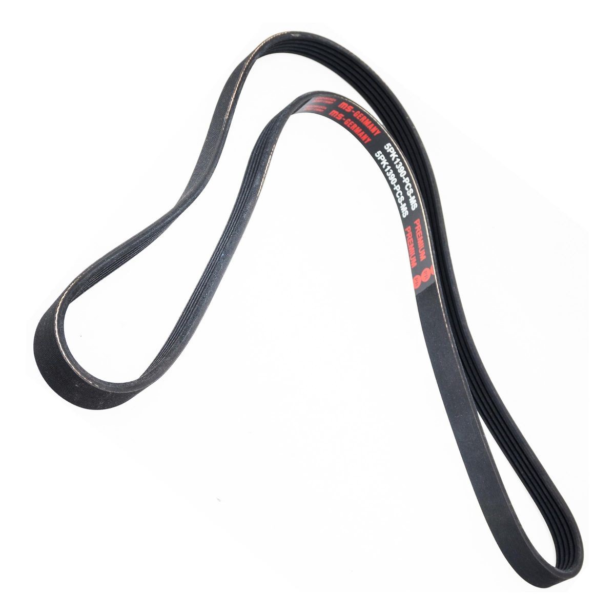 MASTER-SPORT 5PK1390-PCS-MS: Multireim 1390mm, Ribbeantall: 5