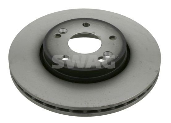 SWAG 60 92 3332: Brzdový kotouč přední osa, R: 280mm, vnitřně větráno, R: 280mm, nátěr