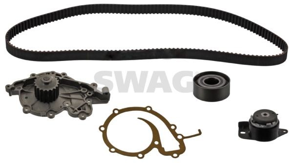 SWAG 60 94 5106: Pompă apă + kit distribuție dinti: 163, cu pompa apa