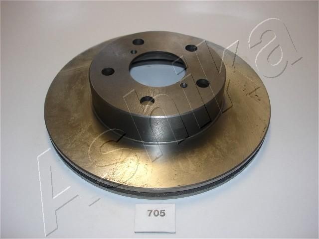 ASHIKA 60-07-705: Piduriketas Esisild, Ø: 242mm, õhutusega, Ø: 242mm