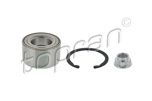 TOPRAN 600 236: Kit cuscinetto ruota Assale anteriore Sx, Assale anteriore Dx, con dado, con anello sicurezza