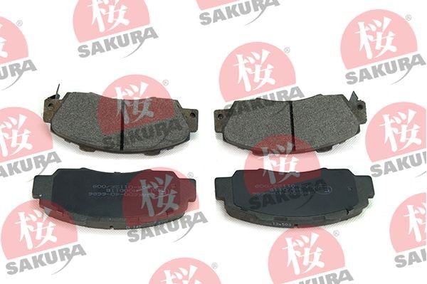 SAKURA 600-40-6686: Piduriklotsid Esisild
