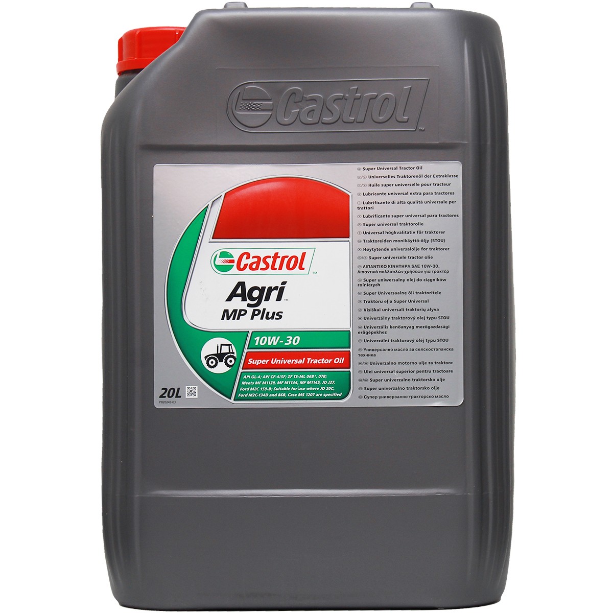 CASTROL 14A96D: Motorový olej 20l, 10W-30 Agri, MP Plus