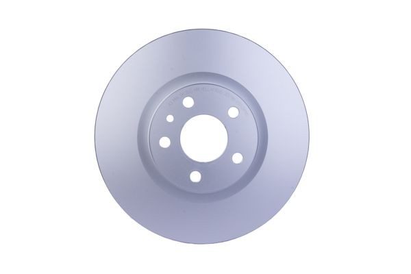 HELLA 8DD 355 118-411: Bremseskive Ø: 284mm, indvendigt ventileret, Ø: 284mm, coatet, uden hjulnav, uden hjulbolte PRO