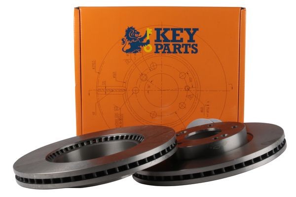 KEY PARTS KBD4495: Remschijf Ø: 280mm, Geventileerd, Ø: 280mm, Geen coating
