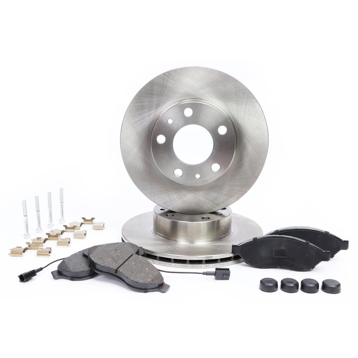 MASTER-SPORT 202401270: Remschijven en blokken Vooras, Ø: 280mm, Geventileerd