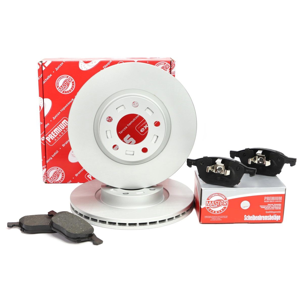 MASTER-SPORT 202501700: Sada bŕzd, Kotúčová brzda predna naprava, Ø: 300mm, vetraný