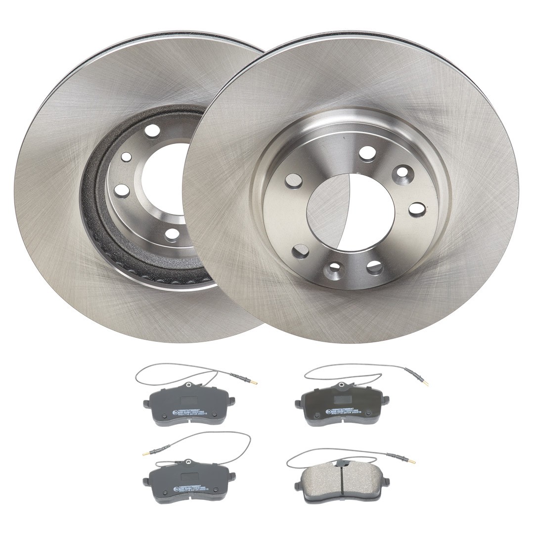 RIDEX 3405B2011: Remschijven en blokken Vooras, Ø: 284mm, interne ventilatie